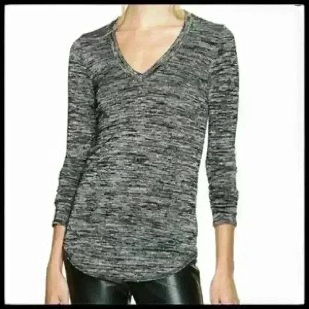 Wilfred free Aritzia luma back cut  out long sleeve shirt tunic size small